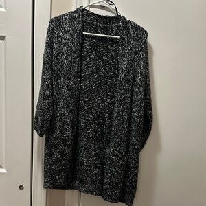 Forever 21 Black and White Cardigan
